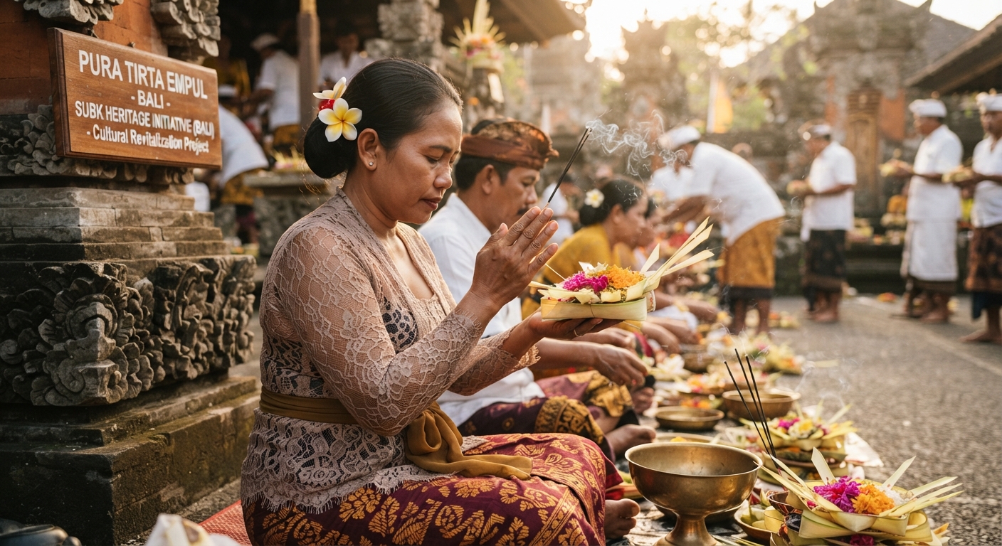 Local Initiatives Revitalize Balinese Culture and Community Engagement